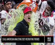 SIAA: Recruiting Trends and Georgia&#39;s emergence in the CFB recruiting landscape and the massive amount of class of 2021 prospects already verbally committed