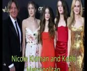 Nicole Kidman and Keith Urban glammed up for their night out in honor of the actress — and were joined by their teenage daughters on the red carpet for the first time!&#60;br/&#62;&#60;br/&#62;It was the Bombshell star&#39;s time to shine as she was honored at the 49th AFI Life Achievement Award Gala held at the Dolby Theatre in Hollywood, California on Saturday, April 27.