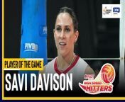 PVL Player of the Game Highlights: Savi Davison stars with 27 points in PLDT's maiden win over Creamline from tenis player t