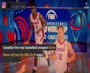 Five-star Canadian basketball prospect Karim Mane entering NBA draft