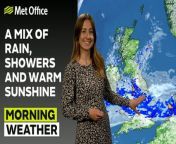 Either bright sunshine or cloudy starts. Frontal system bringing damp and cloudy weather to the south, and dry to the north of the system – This is the Met Office UK Weather forecast for the morning of 03/05/24. Bringing you today’s weather forecast is Honor Criswick.