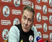 Crawley Town host MK Dons in the first leg of the League Two play-off semi-final on Monday, May 6. We spoke to Scott Lindsey about his pride of leading the side to their first ever play-off game, how important the fans are and being the underdogs. Here is his press conference in full