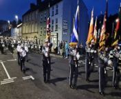 Pride of the Hill Rathfriland on parade in Dromore, Co Down, at the annual parade of Skeogh Flute Band kn Friday May 3, 2024