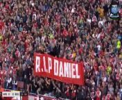 Arsenal paid Gunners fan Daniel Anjorin during their Premier League clash with Bournemouth on Saturday after the 14-year-old was murdered in a sword attack in east London. &#60;br/&#62;&#60;br/&#62;Anjorin, a boyhood Arsenal fan, was killed on Tuesday on a suburban east London street in Hainault while on his way to school. Four other people were injured during the incident. &#60;br/&#62;&#60;br/&#62;In less than two days, 5,000 people donated to a fundraiser for the family and Arsenal decided to pay tribute to the youngster during their Premier League clash at Bournemouth. &#60;br/&#62;&#60;br/&#62;The Gunners conducted a minute of applause after 14 minutes had been played at the Emirates Stadium, with Bournemouth and the fans taking part too. &#60;br/&#62;&#60;br/&#62;Mikel Arteta&#39;s side also shared a photo of Anjorin on the main screen in the stadium ahead of the game. &#60;br/&#62;&#60;br/&#62;Mail Sport revealed earlier that the club had been in close contact with the family liaison officer to offer their support.&#60;br/&#62;&#60;br/&#62;Social media platforms such as X (formerly known as Twitter) have been flooded with tributes to Anjorin. &#60;br/&#62;&#60;br/&#62;Marcus Arduini Monzo, 36, appeared at Westminster Magistrates&#39; Court on Thursday accused of Daniel&#39;s murder along with two counts of attempted murder, two counts of grievous bodily harm, aggravated burglary, and possession of a bladed article.&#60;br/&#62;&#60;br/&#62;Four others were injured during Tuesday&#39;s 22-minute rampage, including a heroic female police officer who almost lost a hand.&#60;br/&#62;&#60;br/&#62;arsenal tribute to murdered 14-year-old Daniel Anjorin in the 14th minute from a full Emirates stadium.&#60;br/&#62;