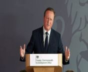 Lord Cameron has said the UK will not support an Israeli invasion of Rafah unless there is a &#39;clear plan to save lives&#39;. &#60;br/&#62; &#60;br/&#62;He added the government had a &#39;rigourous process&#39; in ensuring it its arms were not going to be used in a manner that would breach humanitarian law. Report by Alibhaiz. Like us on Facebook at http://www.facebook.com/itn and follow us on Twitter at http://twitter.com/itn