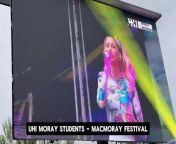 UHI Moray students talk about their experience of working at MacMoray Festival. from talk to me talha anjum