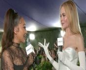 Nicole Kidman talk to La La Anthony about bringing a dress from the mid 20th century into the present.