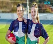 Burnie&#39;s Kath Witherden and T&#39;Keyah Pile chat about playing footy alongside each other, as aunty and niece. Video by Jacob Bevis/Katri Strooband
