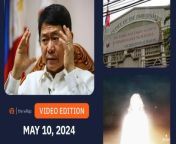 Here are today&#39;s headlines – the latest news in the Philippines and around the world:&#60;br/&#62;- Año wants expulsion of Chinese diplomats over ‘malign influence and interference operations’ &#60;br/&#62;- Ombudsman pushes graft case vs Duque, Lao over &#39;irregular&#39; transfer of P41B for COVID-19 supplies&#60;br/&#62;- Sharon Cuneta, Kiko Pangilinan file cyber libel complaint vs Cristy Fermin&#60;br/&#62;- Sofitel Manila is closing. Here&#39;s what we&#39;ll miss about the luxury hotel&#60;br/&#62;- OPM band Ben&amp;Ben releases new song ‘COMETS’&#60;br/&#62;&#60;br/&#62;https://www.rappler.com/video/daily-wrap/may-10-20