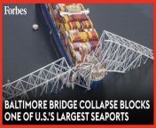 The Francis Scott Key Bridge collapsed early Tuesday morning, leaving officials in Baltimore with a search-and-rescue operation and potentially causing major economic interruption, as the bridge crossed over one of the largest ports in the U.S.—and the single largest port for cars.&#60;br/&#62;&#60;br/&#62;Read the full story on Forbes: https://www.forbes.com/sites/anafaguy/2024/03/26/baltimore-bridge-collapse-blocks-one-of-uss-largest-seaports/?sh=dacc78174e55&#60;br/&#62;&#60;br/&#62;Subscribe to FORBES: https://www.youtube.com/user/Forbes?sub_confirmation=1&#60;br/&#62;&#60;br/&#62;Fuel your success with Forbes. Gain unlimited access to premium journalism, including breaking news, groundbreaking in-depth reported stories, daily digests and more. Plus, members get a front-row seat at members-only events with leading thinkers and doers, access to premium video that can help you get ahead, an ad-light experience, early access to select products including NFT drops and more:&#60;br/&#62;&#60;br/&#62;https://account.forbes.com/membership/?utm_source=youtube&amp;utm_medium=display&amp;utm_campaign=growth_non-sub_paid_subscribe_ytdescript&#60;br/&#62;&#60;br/&#62;Stay Connected&#60;br/&#62;Forbes newsletters: https://newsletters.editorial.forbes.com&#60;br/&#62;Forbes on Facebook: http://fb.com/forbes&#60;br/&#62;Forbes Video on Twitter: http://www.twitter.com/forbes&#60;br/&#62;Forbes Video on Instagram: http://instagram.com/forbes&#60;br/&#62;More From Forbes:http://forbes.com&#60;br/&#62;&#60;br/&#62;Forbes covers the intersection of entrepreneurship, wealth, technology, business and lifestyle with a focus on people and success.