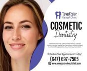Town Centre Dental Clinic&#60;br/&#62;55 Town Centre Court Suite 638, Scarborough, ON M1P 4X4&#60;br/&#62;(647) 697-7565&#60;br/&#62;www.towncentredentalclinic.com&#60;br/&#62;&#60;br/&#62;At Town Centre Dental Clinic dentist office in Scarborough ON, your smile is our top priority. Dr. Mohammad Pezeshki with the entire team is dedicated to providing you with the personalized, gentle care that you deserve. Part of our commitment to serving our patients includes providing information that helps them to make more informed decisions about their oral health needs.