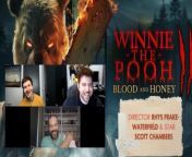 Whilst it was a film that saw a critical slaughtering at the time of its release – it currently holds a 3% rating on Rotten Tomatoes and is oft-considered now one of the worst films ever made – there’s no denying that WINNIE-THE-POOH: BLOOD AND HONEY, a low budget horror recount of A.A. Milne’s classic creations, rode the wave of curiosity and controversy to its own benefit.With a &#36;5.2 million dollar haul, it made 50 times its production budget, paving the way for a universe of horrific adaptations of some of literature’s most popular characters.&#60;br/&#62;&#60;br/&#62;But before the recently dubbed “Poohniverse” assembles for all to see, director Rhys Frake-Waterfield and new Christopher Robin, Scott Chambers, are unleashing a second serving of blood and honey in the much-talked about sequel, WINNIE-THE-POOH: BLOOD AND HONEY II.&#60;br/&#62;&#60;br/&#62;Deep within the 100-Acre-Wood, a destructive rage grows as Winnie-the-Pooh, Piglet, Owl, and Tigger find their home and their lives endangered after Christopher Robin revealed their existence. Not wanting to live in the shadows any longer, the group decides to take the fight to the town of Ashdown, home of Christopher Robin, leaving a bloody trail of death and mayhem in their wake. Winnie and his savage friends will show everyone that they are deadlier, stronger, and smarter than anyone could ever imagine and get their revenge on Christopher Robin, once and for all.&#60;br/&#62;&#60;br/&#62;As the film arrives in theatres this week, Peter Gray spoke with the duo about navigating the first film’s divisive reaction, what we can expect from them going forward, and, of course, the joy of unleashing gore on screen.