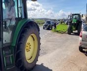 More than 40 tractors made a 25-mile circuit of the Forest of Dean in a run organised by Woolaston Young Farmers&#39; Club.